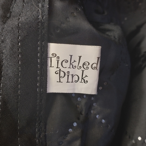 Tickled Pink Tweed Newsboy Cap w Bow - Picture 9 of 10